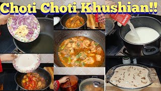 Choti choti khushian  Caramelised kheer amp Tasty chicken Gravy [upl. by Innep]