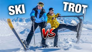 ON ÉCHANGE NOS SPORTS  5 TROTTINETTE DES NEIGES VS SKI [upl. by Aholah]