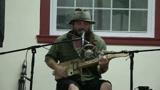 JACOB GREEN cigar box guitar quotBow Legged Boogiequot South Strafford Vermont July 16 2024 [upl. by Celine]