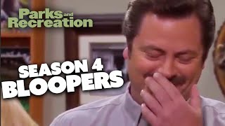 Season 4 BLOOPERS  Parks and Recreation  Comedy Bites [upl. by Aronow]