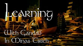 MIDDLE EARTH ONLY MUSIC  Learning With Gandalf [upl. by Ylenats]