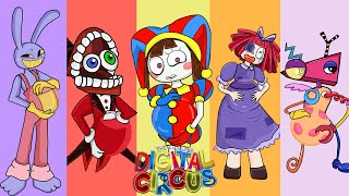 Amazing Digital Circus 💃 Pomni Jax Ragatha Caine Zooble are pregnant  Sticker Book [upl. by Eihs341]