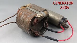 Build a 220V ENERGY GENERATOR at HOME with NO Electricity Bill [upl. by Wiltsey743]