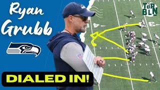 Film Study Seahawks COOKING w GAS behind Ryan Grubbs creativity [upl. by Anir]