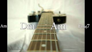 Sad Blues Guitar Backing Track in Am [upl. by Elly]