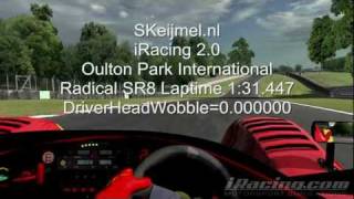 iRacing Oulton Park Radical SR8 DriverHeadWobble 0 Onboard HD [upl. by Orban884]