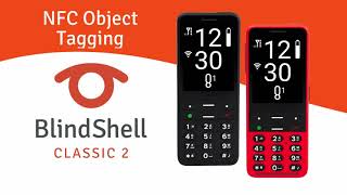 BlindShell Classic 2  NFC Object Tagging [upl. by Hedwiga]