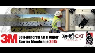 3M SelfAdhered Air and Vapor Barrier 3015 Wall Installation [upl. by Ygiaf135]