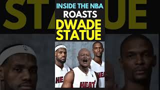 😆 The DWADE Statue gets Roasted nba nbahighlights espn short trending shorts [upl. by Tobye]