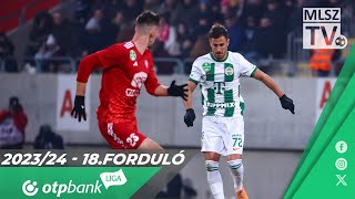 Kisvárda Master Good  Ferencvárosi TC  13  01  OTP Bank Liga  18 forduló  MLSZTV [upl. by Rihsab]