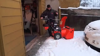 Ariens snowblower deluxe 30 [upl. by Enihpesoj]