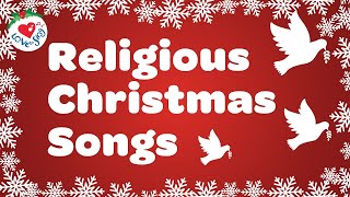 Religious Christmas Songs and Hymns Playlist with Lyrics 90 Minutes 🎄🌟 [upl. by Claus]