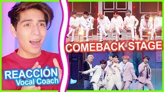 Reacción al Comeback de BTS en TV Dionysus SNL Vocal Coach Reacciona  Vargott [upl. by Mercedes]