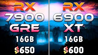 RX 7900 GRE 16GB vs RX 6900 XT 16GB  PC Gaming Benchmark Tested [upl. by Ayocal]