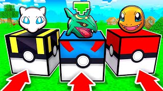 LUCKY BLOCKS Decide Our RANDOMIZED STARTER POKEMON in Minecraft PIXELMON [upl. by Jena]