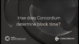 How does Concordium determine block time [upl. by Matheny]