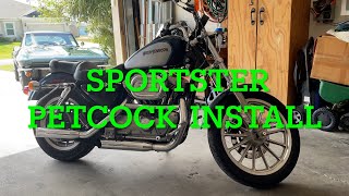 Harley Davidson Sportster Petcock Test and install [upl. by Harl288]