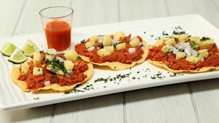 Tostadas de Atún al Pastor  Cómo Hacer Pescado al Pastor Casero [upl. by Tove]