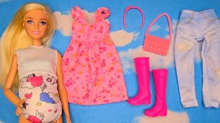 Barbie embarazada elige outfit para ir al doctor🤰🏼🍼🩷👶🏻 [upl. by Jerrine]