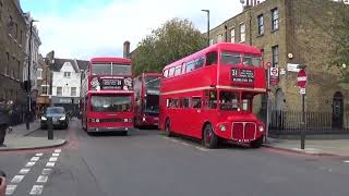 London Transport Buses 2023Camden Town amp Waterloo Classic Bus Running Day Routemasters RTTitan [upl. by Flam617]