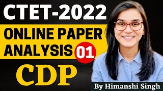 CTET 2022 Online Exam  Previous Year Papers Analysis CDP Dec 2021 Paper01 by Himanshi Singh [upl. by Enialed990]