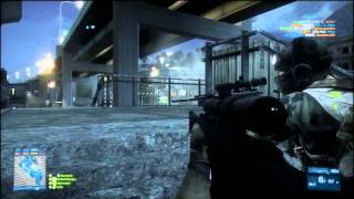 Battlefield 3 Expert Sniper on Tehran Highway Team DM 8913 21377 pts [upl. by Gnanmos]