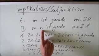 Analysis 1 Grundlagen Aussagenlogik 34 [upl. by Kcirrem]