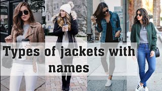 Different types of jackets with namesJackets for girls Winter collection [upl. by Notluf209]