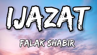 Falak Ijazat Lyrics [upl. by Mellitz]