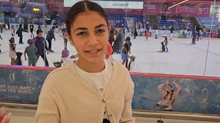 Going Ice Skating for the first time in Dubai Mall [upl. by Vi]