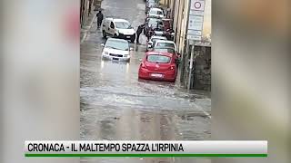 Un’altra giornata di sirene il maltempo spazza l’Irpinia [upl. by Lynnell]