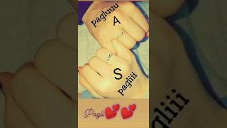 A 💕 S 🥰 letter name ❣️comment your name ✨whatappstatus💝short video yt studio youtuber short💫 [upl. by Tadio]