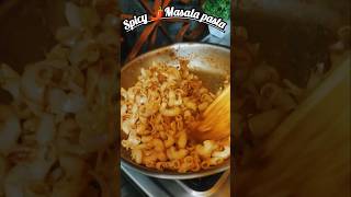 Spicy Masala Pasta Recipe Quick amp Easy Indian Twistyoutubeshorts viralfood viralvideo [upl. by Cristy787]