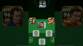 Old Barca Squad Build in E Football shortsfeed efootball shorts [upl. by Ynafets183]