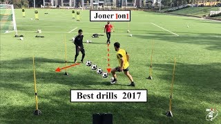 Best SoccerFootball Drills of 2017  Joner Football [upl. by Aileek148]