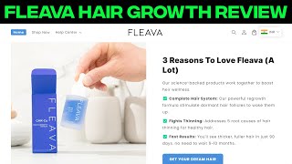 Fleava Hair Growth Serum Review [upl. by Adraynek]