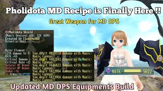 Toram Online  New Pholidota MD Recipe is Here  Updated MD DPS Equipments Build With Pholidota MD [upl. by Wiseman]