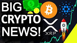 Big Crypto News  Infrastucture Bill Cardano ADA Smart Contracts Bitcoin Futures ETF SEC Ripple [upl. by Templa]