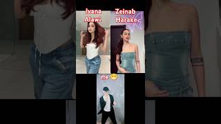 Mamushi dance trend Part 1  Ivana Alawi vs Zeinab Harake vs me ytfeedshorts shorts [upl. by Notsniw]