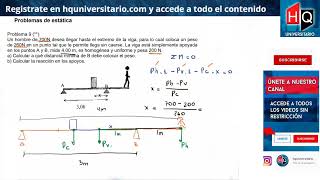 ESTATICA  EJERCICIO 09  FISICA 1 PARA FCEFYN [upl. by Hoffert936]