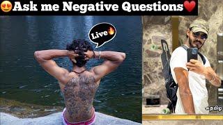 😍Ask me Neagtive questions♥️ Reply for Negative questions  Live🔥 TTF  Tamil [upl. by Aliakam]