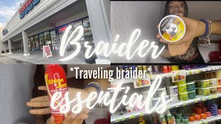 Braider essentials  Traveling braider  braider must haves  Fl📍 [upl. by Arihday]