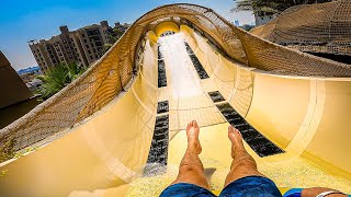 Best Waterslide Ever MASTER BLASTER at Wild Wadi Dubai Waterpark [upl. by Nitsirt988]