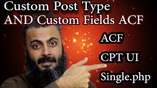 Create a Custom Post Type and Custom Fields using CPT UI and ACF [upl. by Ghiselin729]