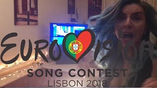 Reacting LIVE to First Semi Final Qualifiers  Eurovision 2018 [upl. by Ola158]