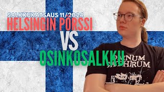 Helsingin Pörssi vs Osinkosalkku  Salkkukatsaus 112024 [upl. by Basile]