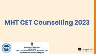 MHT CET Counselling [upl. by Odranreb976]