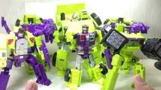 Devastator Constructicons Transformers Combiners Wars Review [upl. by Leoj715]