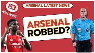 ARSENAL ROBBED Artetas reaction  Terrible Taylor  Gabriels injury  Player ratings [upl. by Rosemaria]