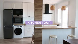 Kitchen tour  ¡Os enseño mi cocina de Ikea organización  ideas  Patipetite [upl. by Ahsemit]